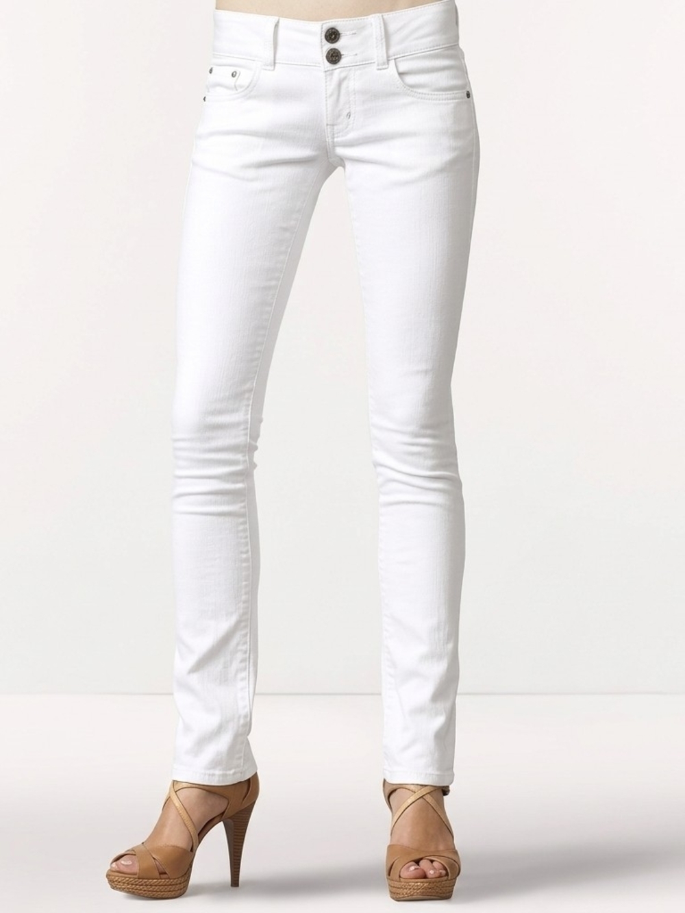 Cabi Cinch Skinny White Stretch Jeans Size 0 BNWOT